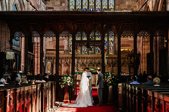 Manor House Hotel - Alsager Wedding - Louise & Jack-243