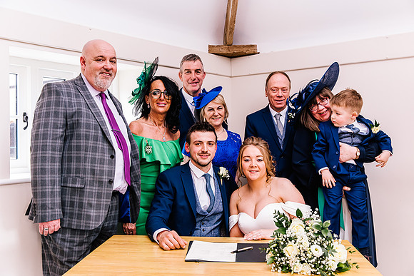 Hanbury Barn Wedding Photography - Hannah & Adam-350