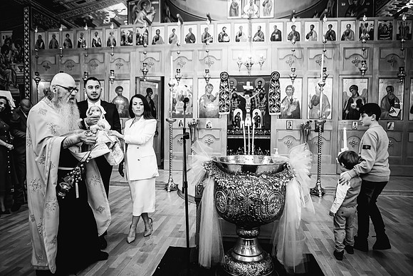 Greek Orthodox Cheristening - Staffordshire Event Photography-326