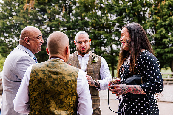 Alcumlow Wedding Barn Photography - Aimee & Mike-262