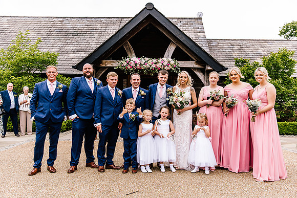 Sandhole Oak Barn Wedding Photography - Caitlin & Shane-505