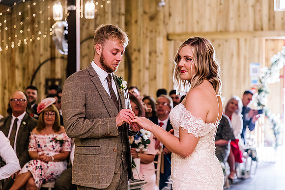 Alcumlow Wedding Barn Photography - Aimee & Mike-318