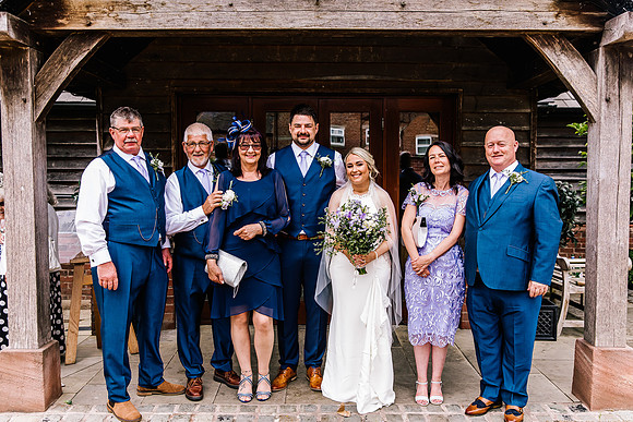 Sandhole Oak Barn Wedding Photography - Becky & Sam-320