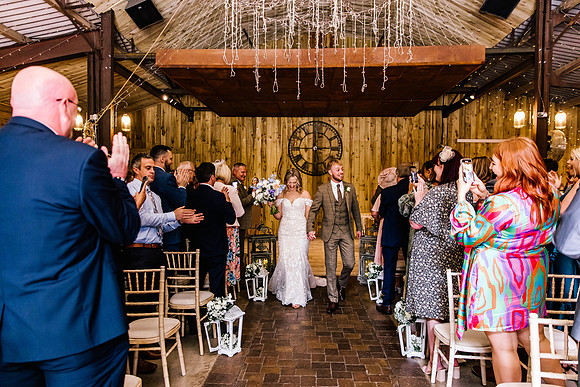 Alcumlow Wedding Barn Photography - Aimee & Mike-366