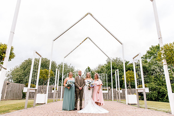 Alcumlow Wedding Barn Photography - Aimee & Mike-479