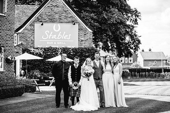 Manor House Hotel - Alsager Wedding - Louise & Jack-475