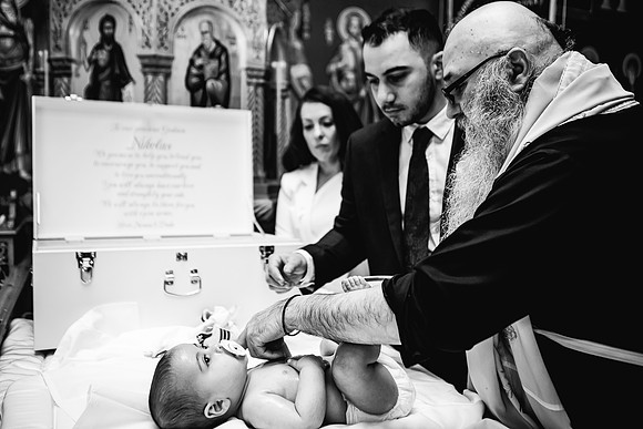 Greek Orthodox Cheristening - Staffordshire Event Photography-225
