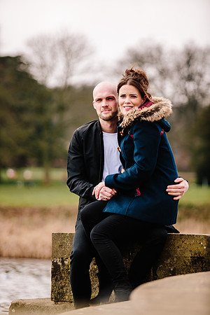 Trentham Gardens - Engagement Shoot - Staffordshire Wedding Photographer-66