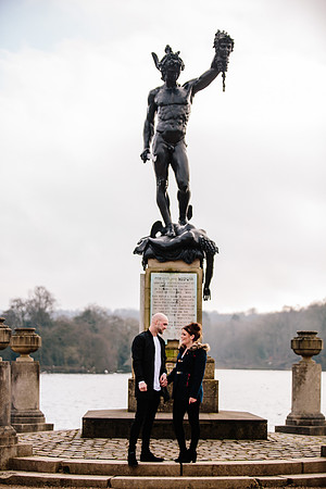 Trentham Gardens - Engagement Shoot - Staffordshire Wedding Photographer-73