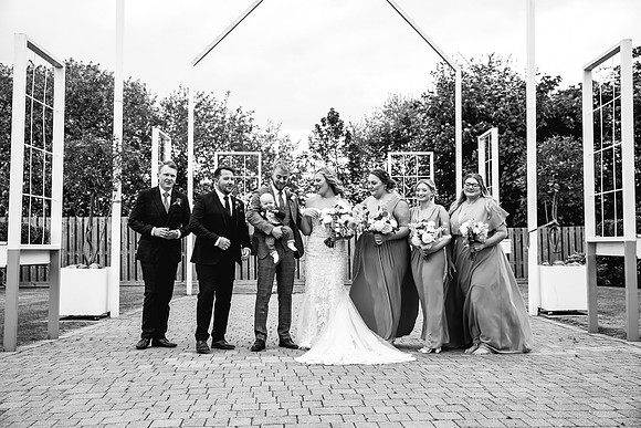 Alcumlow Wedding Barn Photography - Aimee & Mike-489