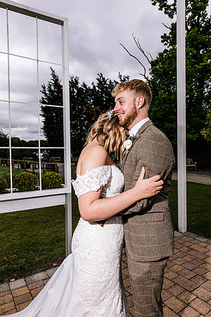 Alcumlow Wedding Barn Photography - Aimee & Mike-665