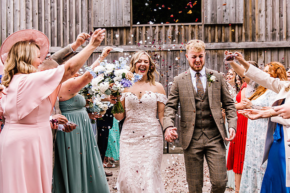 Alcumlow Wedding Barn Photography - Aimee & Mike-411