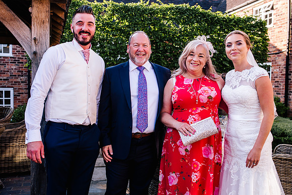 Cheshire Wedding Photography - The Manor House Hotel - Steph & Rich-605