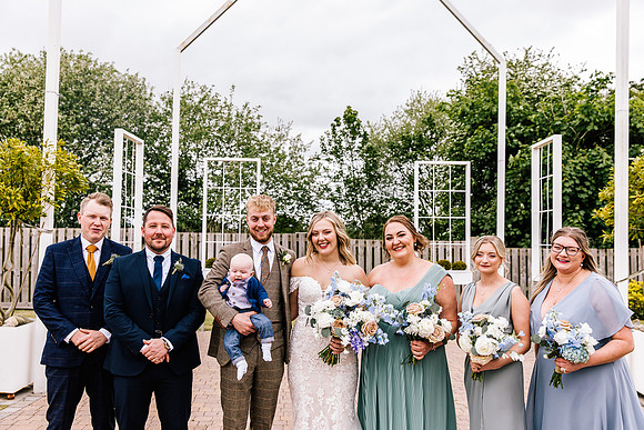 Alcumlow Wedding Barn Photography - Aimee & Mike-495