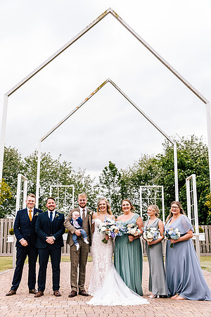 Alcumlow Wedding Barn Photography - Aimee & Mike-490
