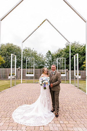 Alcumlow Wedding Barn Photography - Aimee & Mike-587