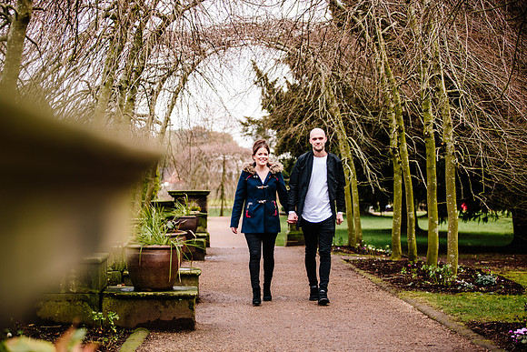 Trentham Gardens - Engagement Shoot - Staffordshire Wedding Photographer-27