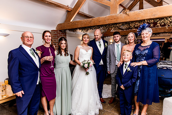 Hanbury Barn Wedding Photography - Laura & Phil-483