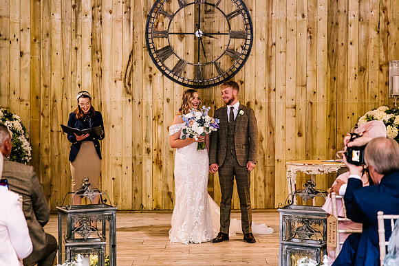 Alcumlow Wedding Barn Photography - Aimee & Mike-357