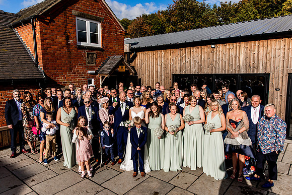 Hanbury Barn Wedding Photography - Laura & Phil-498