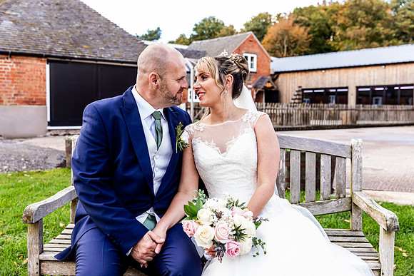 Hanbury Barn Wedding Photography - Laura & Phil-608