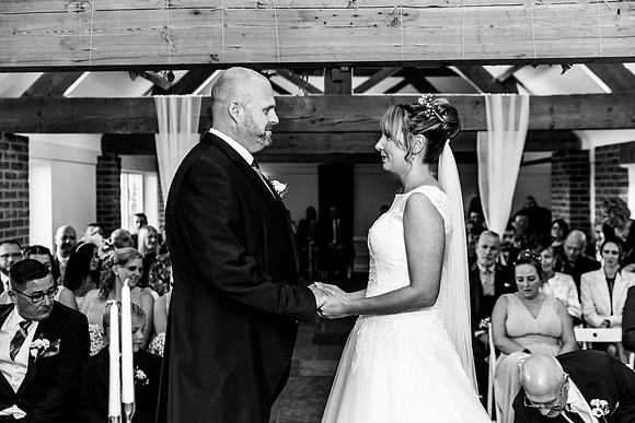 Hanbury Barn Wedding Photography - Laura & Phil-303
