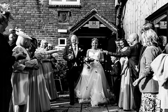 Hanbury Barn Wedding Photography - Laura & Phil-384