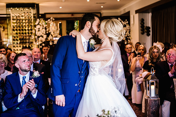 Three Horseshoes Wedding Photography - Staffordshire Weddding Photographer - Laura & Louis-275