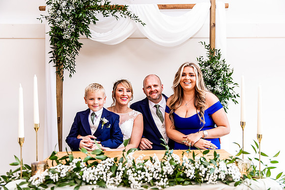 Hanbury Barn Wedding Photography - Laura & Phil-341