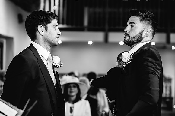 The Ashes Barns Wedding - Emma & Alistair-325