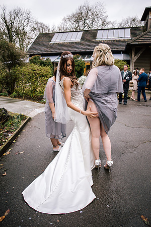 The Oak Tree Of Peover Wedding Photography - Nikki & Tom.-516