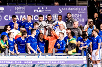 Macclesfield FC V Prescott Gables And Trophy Lift.