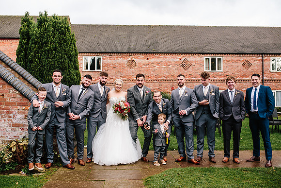 Slaters Country Inn Wedding Photography - Katie & Louis - Staffordshire Wedding Photographer-336
