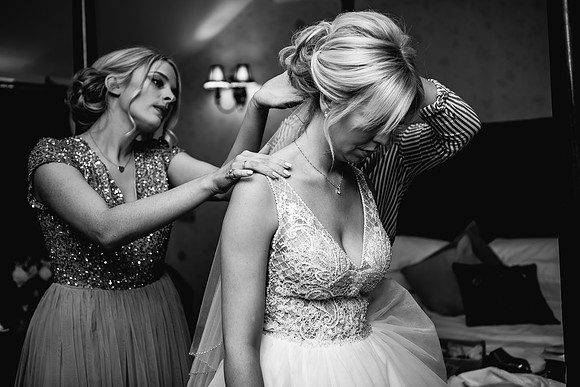 Three Horseshoes Wedding Photography - Staffordshire Weddding Photographer - Laura & Louis-135