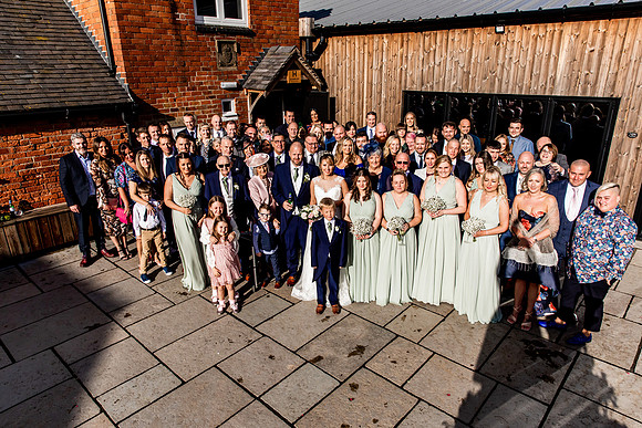 Hanbury Barn Wedding Photography - Laura & Phil-500