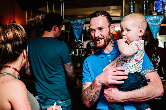 FInley 1st Birthday - Staffordshire Photographer-87