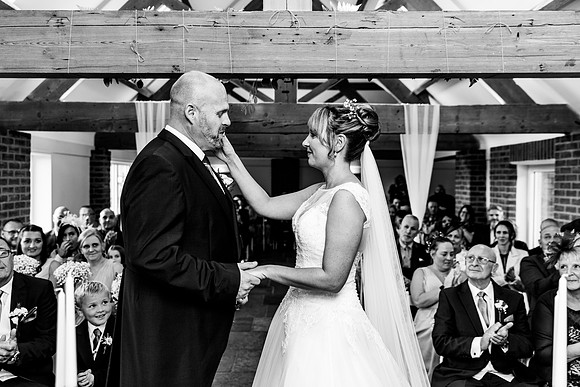 Hanbury Barn Wedding Photography - Laura & Phil-325
