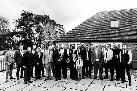 Hanbury Barn Wedding Photography - Laura & Phil-536