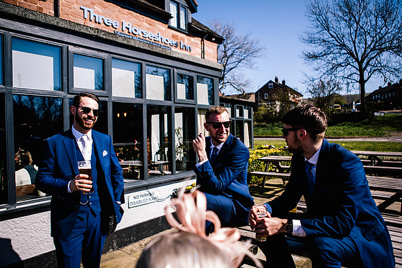 Three Horseshoes Wedding Photography - Staffordshire Weddding Photographer - Laura & Louis-221