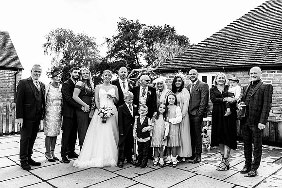 Hanbury Barn Wedding Photography - Laura & Phil-503