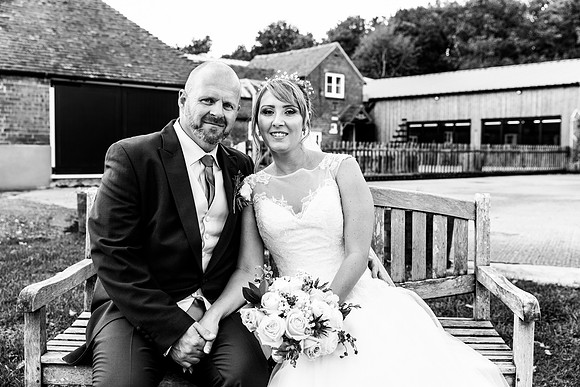 Hanbury Barn Wedding Photography - Laura & Phil-607