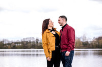 Kelly & Matt - Westport Lake Engagement Shoot. -7