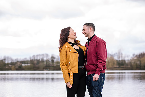 Kelly & Matt - Westport Lake Engagement Shoot. -7