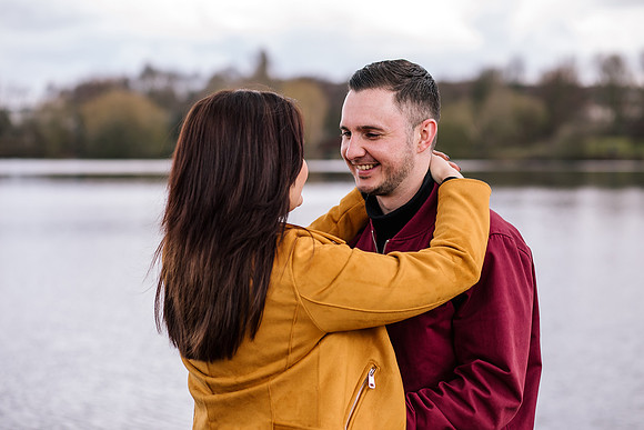 Kelly & Matt - Westport Lake Engagement Shoot. -11