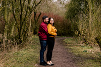 Kelly & Matt - Westport Lake Engagement Shoot. -17