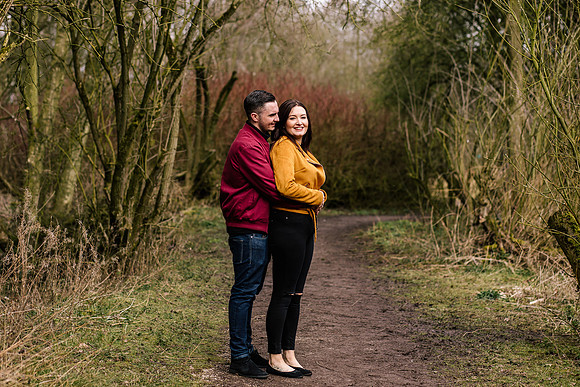 Kelly & Matt - Westport Lake Engagement Shoot. -17