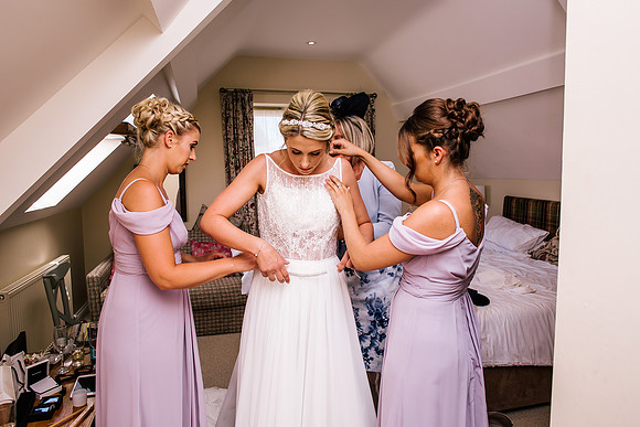 Beckford Inn Wedding Photography - Claire & Stephen-118