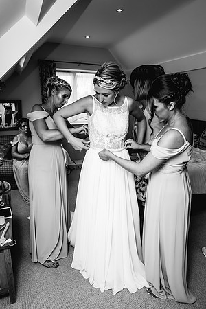 Beckford Inn Wedding Photography - Claire & Stephen-120