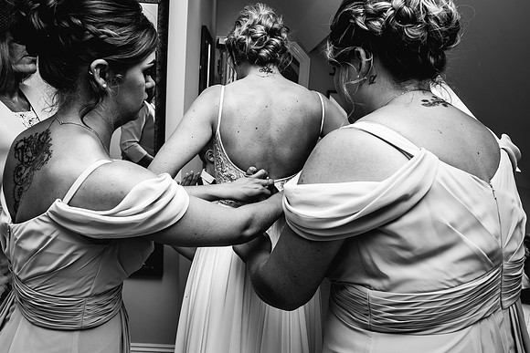 Beckford Inn Wedding Photography - Claire & Stephen-121