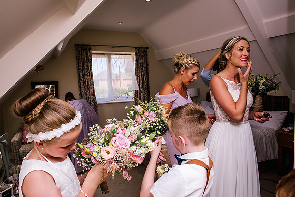 Beckford Inn Wedding Photography - Claire & Stephen-125